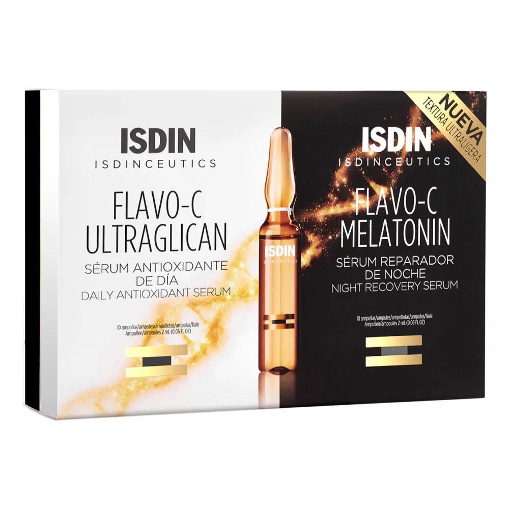 ISDINCEUTICS FLAVO-C DIA+NOCHE AMP.20X2ML