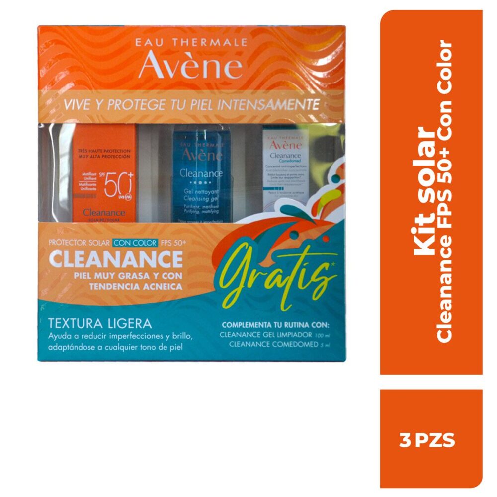 KIT CLEANANCE SOLAR FPS 50+ C/C 50ML+CLEANANCE GEL 100ML+COMEDOMED 5ML