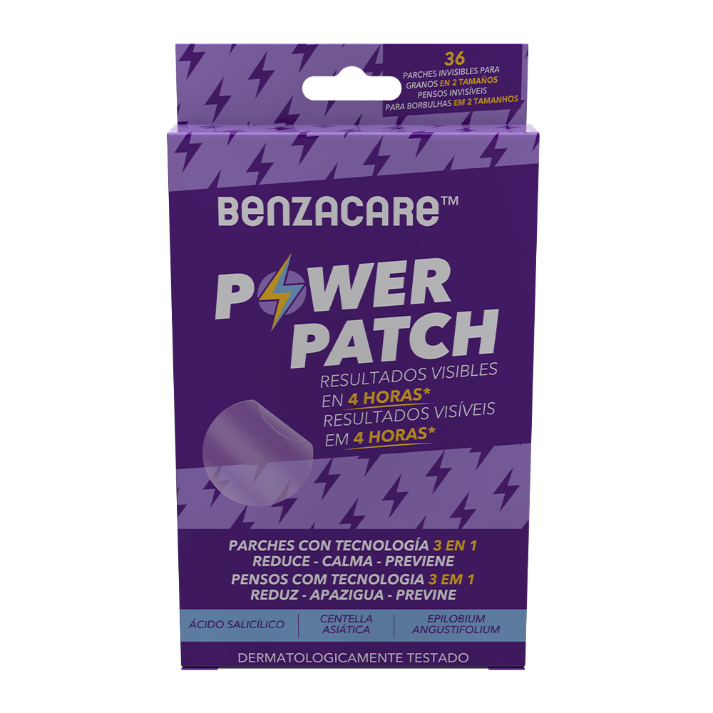 BENZACARE POWER PATCH 3 PIEZAS