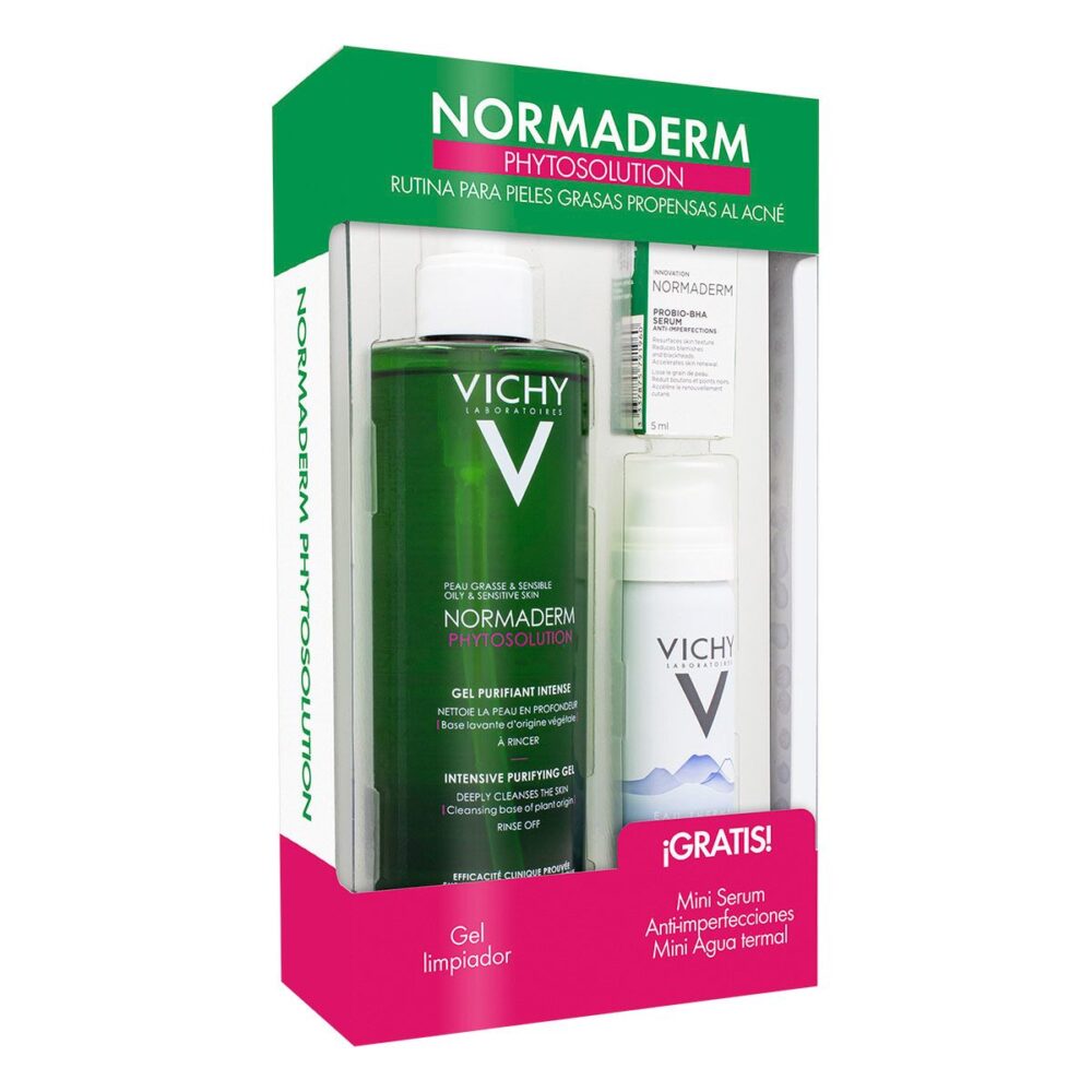 PACK NORMADERM PHYTOSOLUTION GEL 400ML + ATA 50ML + PROBIO BHA SERUM 5ML