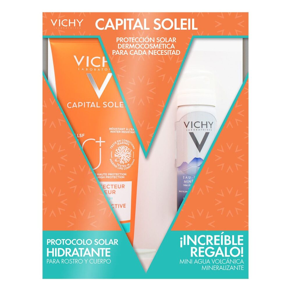 KIT-CAPITAL SOLEI PROTECTOR SOLAR 300ML+AGUA TERMAL EN AEROSOL 50ML