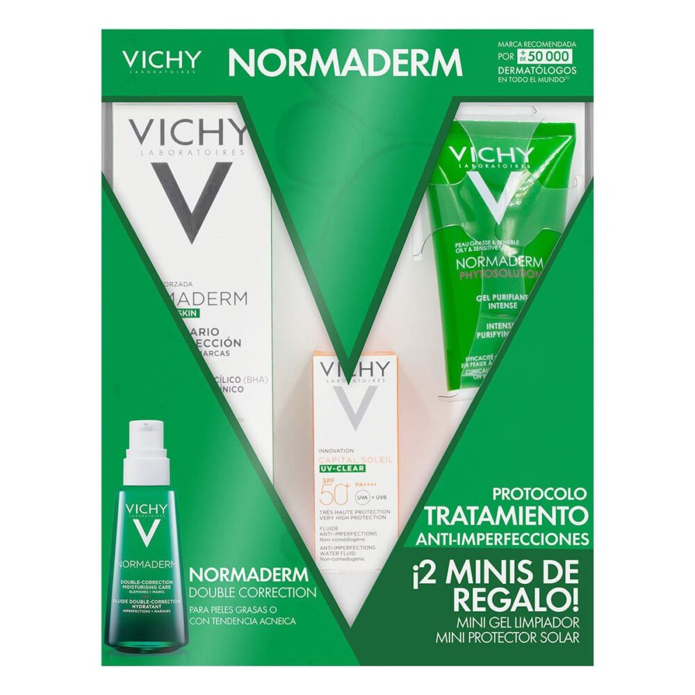 KIT-NORMADERM PHYTOSOLUTION 50ML+NORMADERM PHYTOSOLUTION 15ML+CAPITAL SOLEY UV 3ML