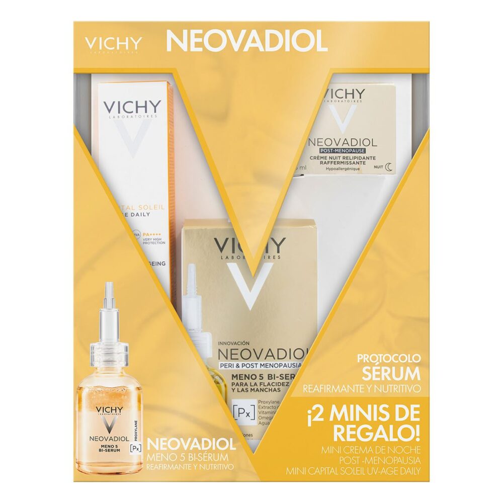 KIT-NEOVADIOL MENOS 5BI-SERUM 30ML+NEOVADIOL POST-MENOPAUSIA 15ML+CAPITAL SOLEIL UV-AGE DAILY 15ML