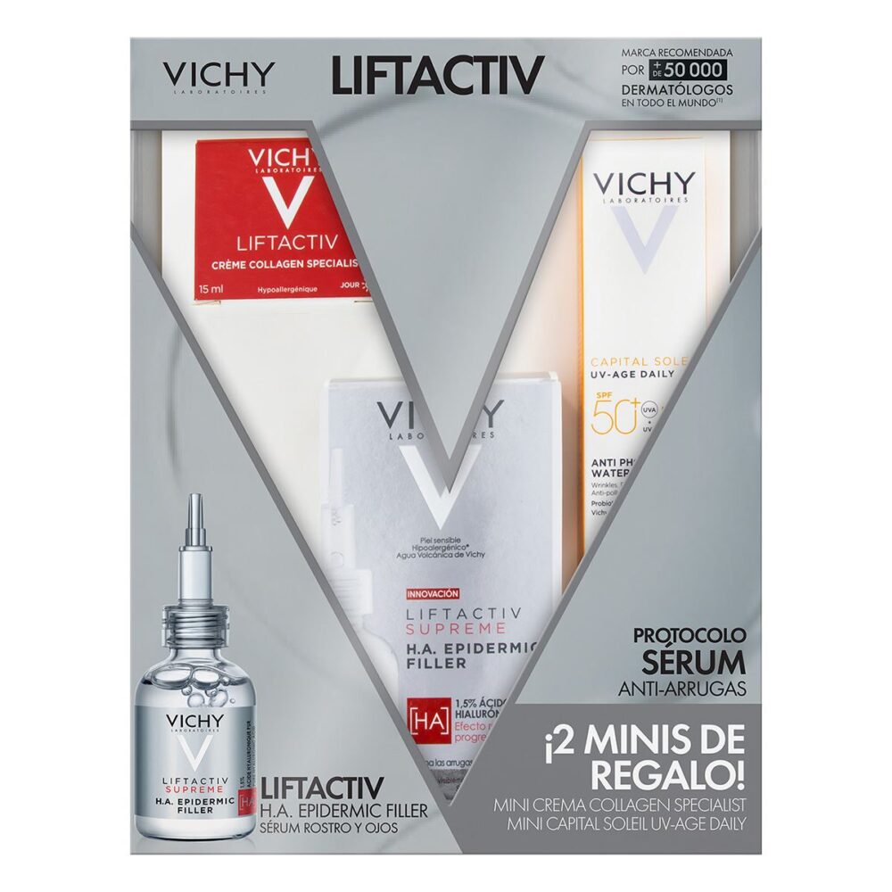 KIT-LIFTACTIV SUPREME EPIDERMIC FILLER 30ML+CAPITAL SOLEIL UV-AGE DAILY 15ML+LIFTACTIV CREME COLLAGEN SPECIALIST 15ML