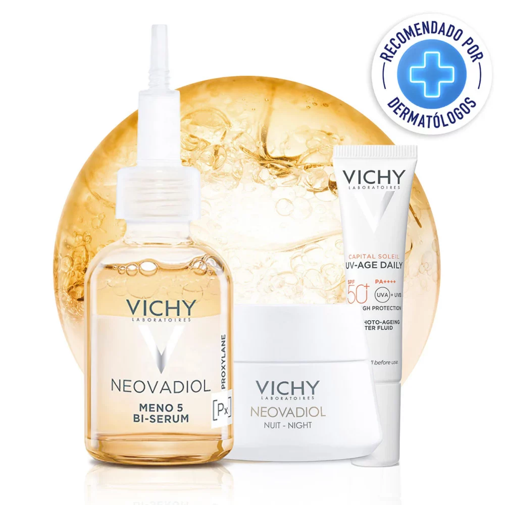 KIT-NEOVADIOL MENO 5 BI-SERUM 30ML+NEOVADIOL POST-MENOPAUSE CREMA 15ML+CAPITAL SOLEIL UV-AGE DAILY 15ML