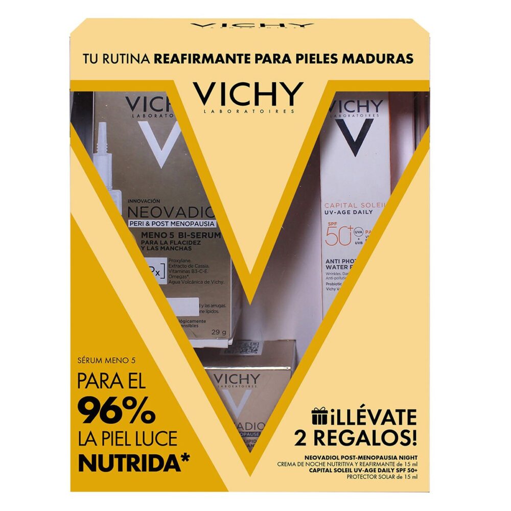 KIT-NEOVADIOL MENO 5 BI-SERUM 30ML+NEOVADIOL POST-MENOPAUSIA CREMA DIA 50ML+CAPITAL SOLEIL UV AGE DAILY SPF50+ 15ML
