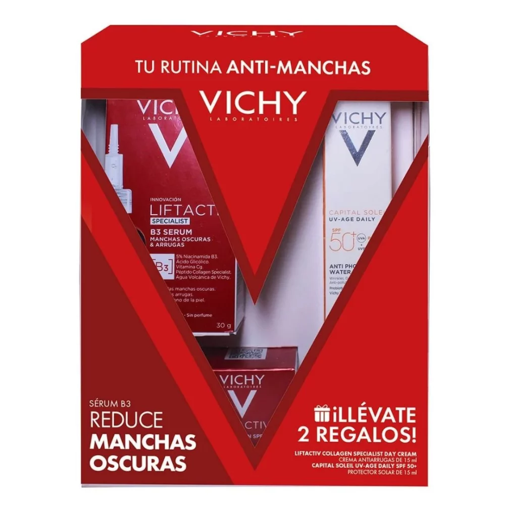 KIT-LIFTACTIV SPECIALIST B3 SERUM 30ML+LIFTACTIV COLLAGEN SPECIALIST 15ML+CAPITAL SOLEIL UVE AGE DAILY SPF50+ 15ML