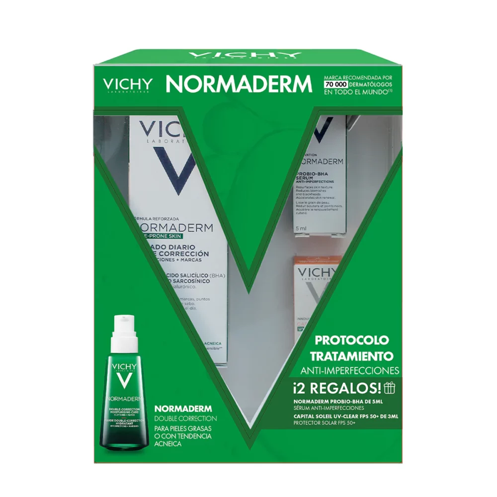 KIT-NORMADERM TRATAMIENTO ANTI-IMPERFECCIONES 50ML+NORMADERM SERUM ANTI-IMPERFECCIONES 5ML+CAPITAL SOLEIL UV MUNE CLEAR 3ML