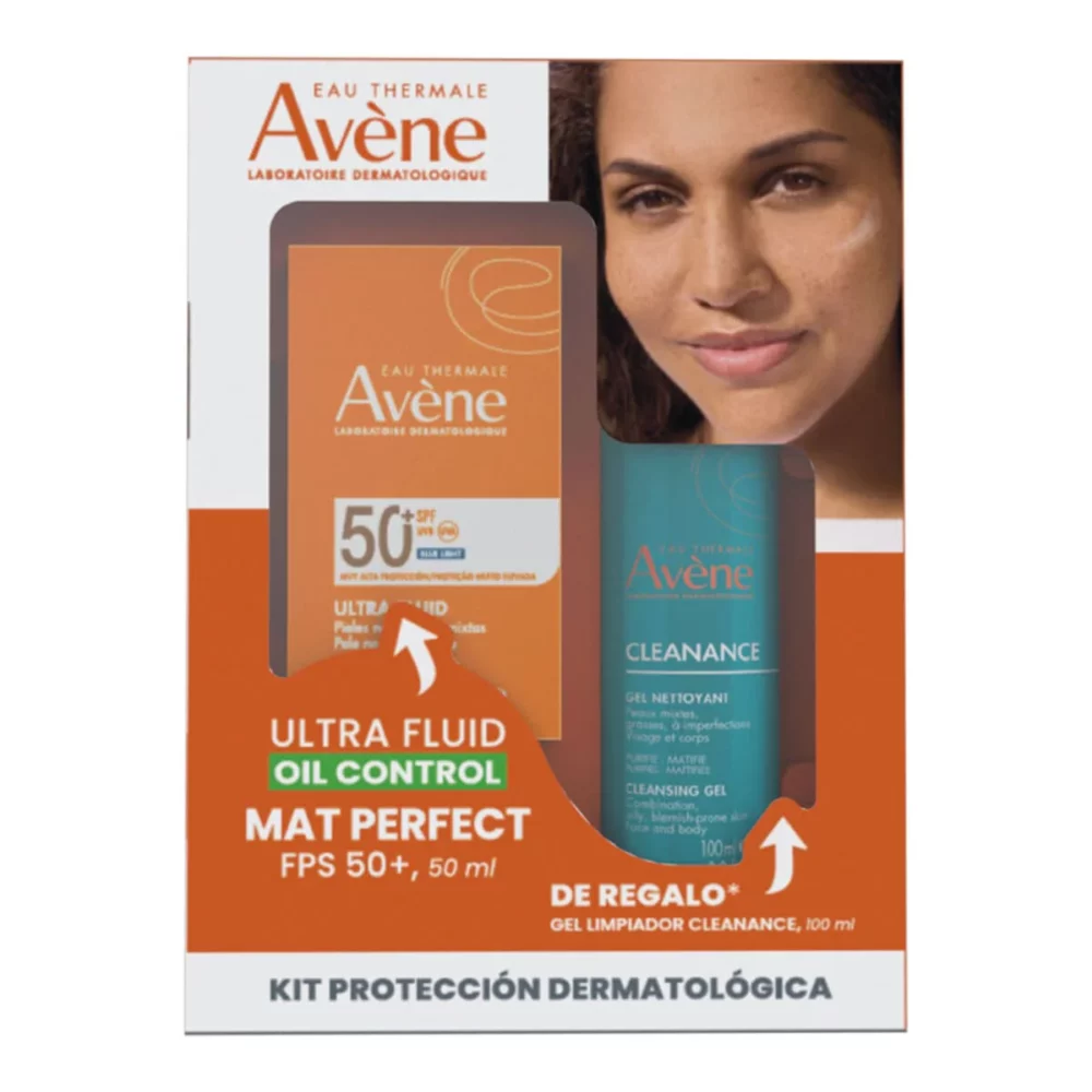KIT-ULTRA FLUID OIL CONTROL MAT PERFECT FPS50+ C/C 50ML+CLEANANCE GEL LIMPIADOR 100ML