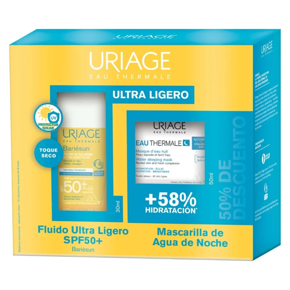 KIT-BARIESUN ULTRAFLUIDO SPF50+ 30ML+EAU THERMAL MASCARILLA 50ML