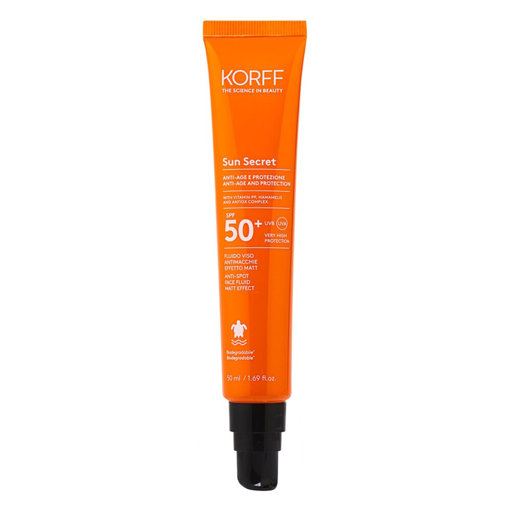 SUN SECRET ANTI SPOT FACE FLUID MAT EFFECT SPF50+ 50ML