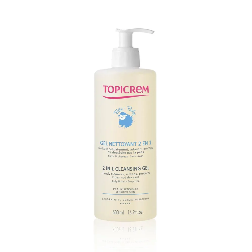 TOPICREM BEBE GEL LIMPIADOR 2 EN 1 500ML