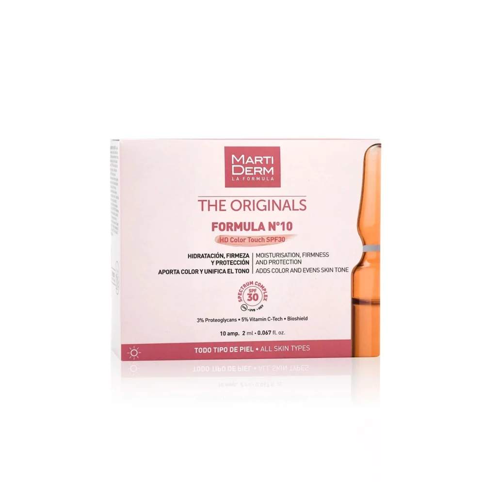 FORMULA N10 HD COLOR TOUCH SPF30 10 AMPOLLETAS