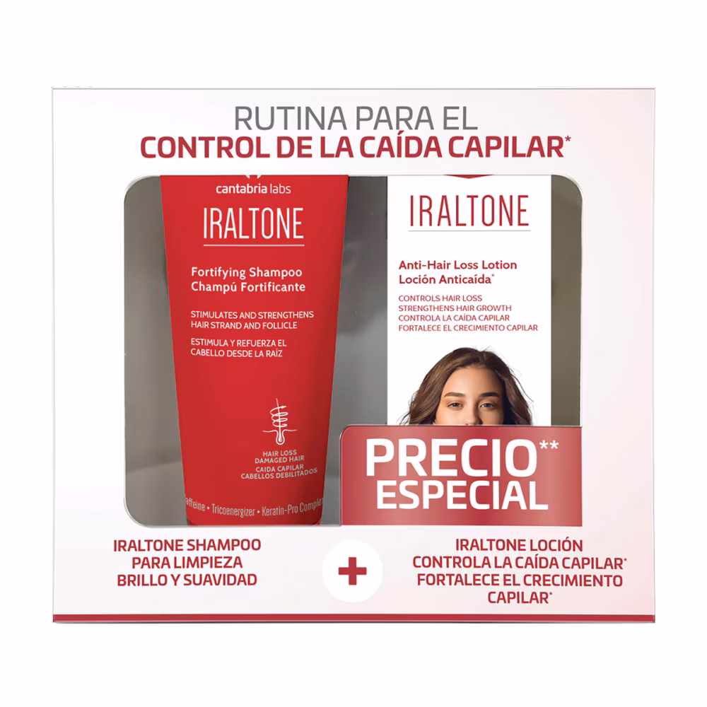 KIT-IRALTONE SHAMPOO FORTIFICANTE 200ML+IRALTONE LOCION ANTICAIDA 100ML