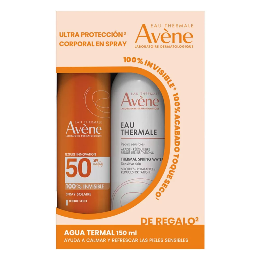 KIT-PROTECTOR SOLAR CORPORAL SPRAY FPS50 200ML+AGUA TERMAL 150ML
