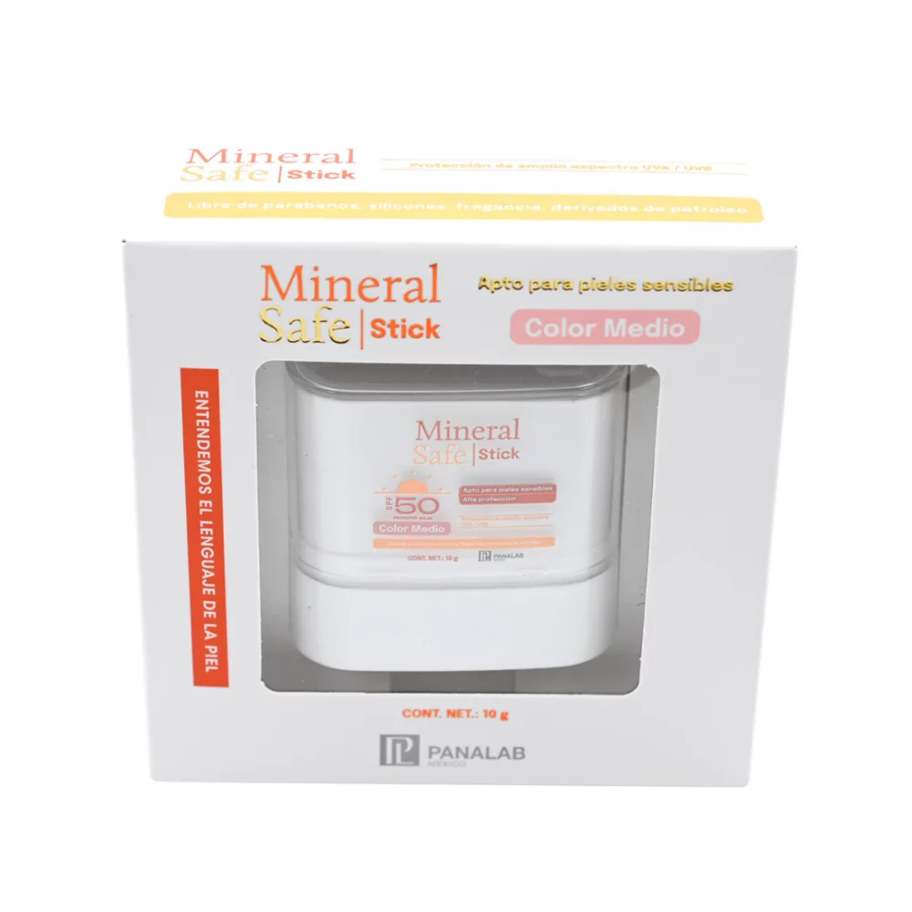 MINERAL SAFE STICK FPS50+ COLOR MEDIO 10G
