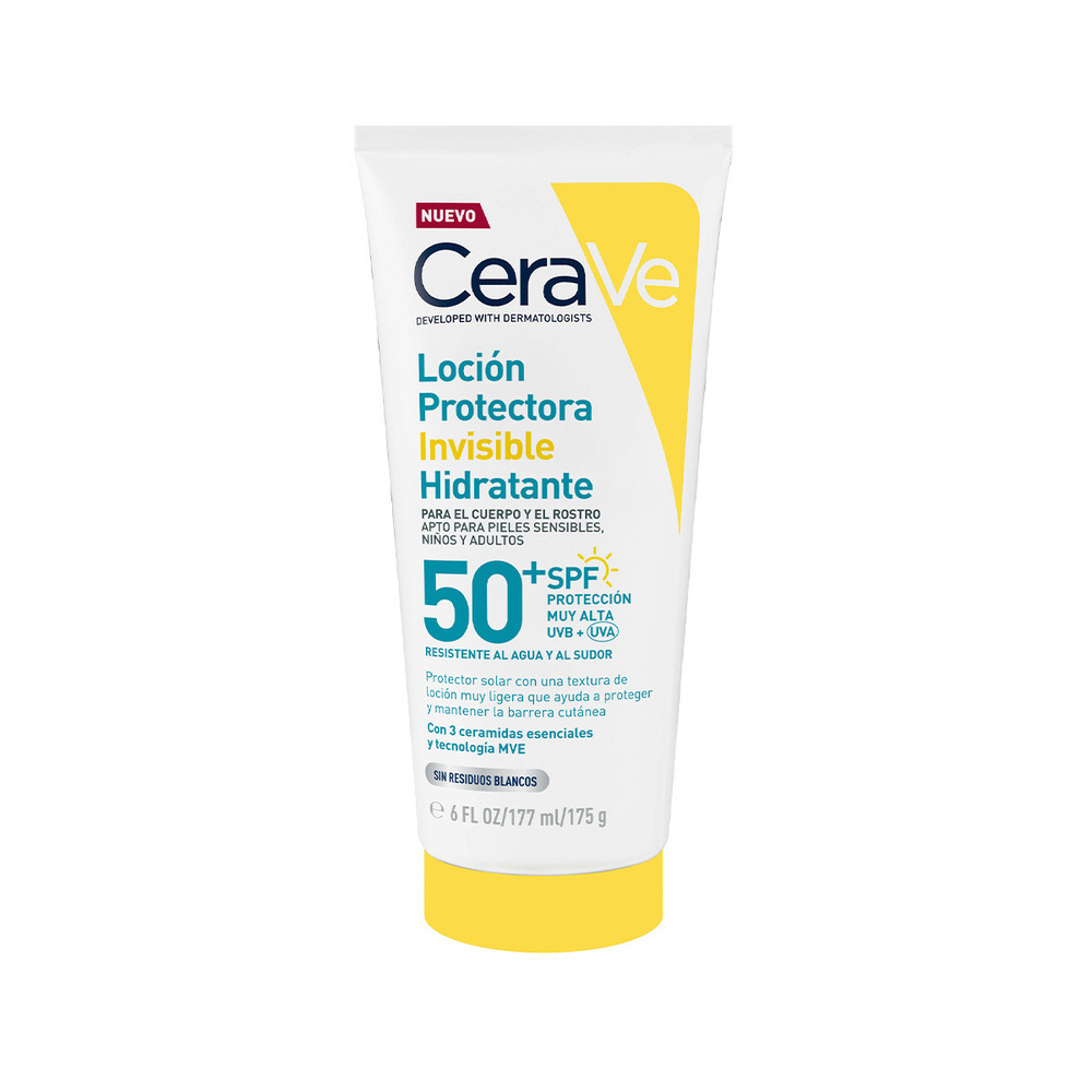 CERAVE LOCION PROTECTORA INVISIBLE HIDRATANTE FPS50 177ML