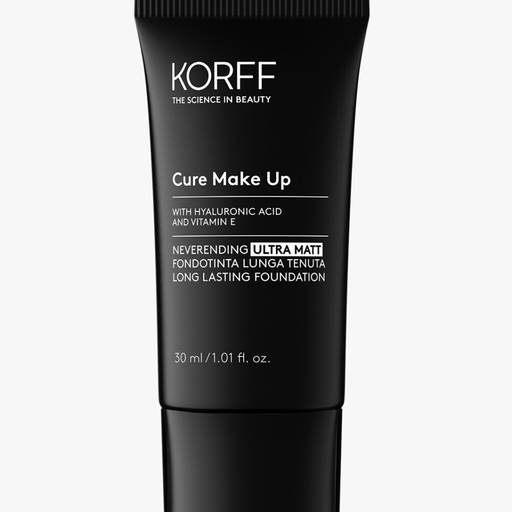 KORFF CURE MAKE UP NEVERENDING ULTRA MATT LONG LASTING  FOUNDATION SPF30 01 30ML