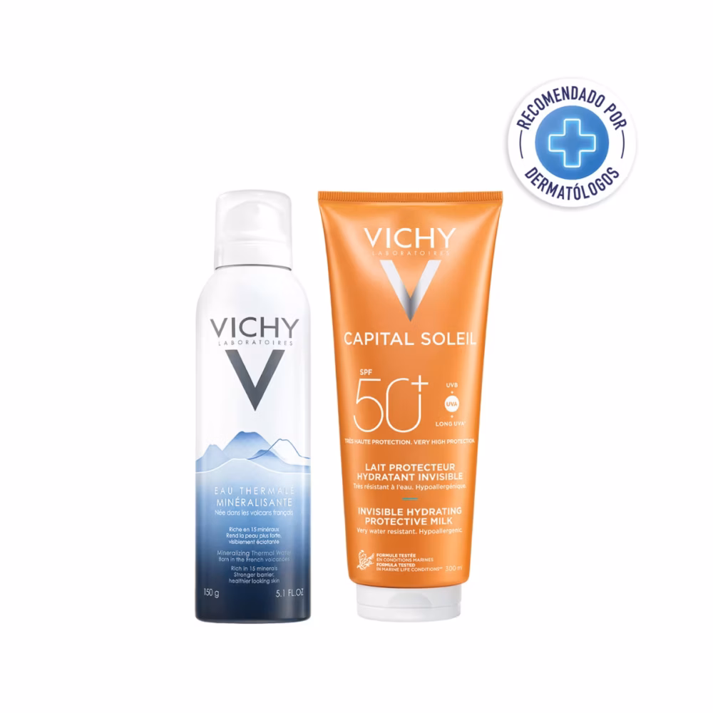 KIT-CAPITAL SOLEIL CREMA SPF50+ 300ML+AGUA TERMAL 150ML